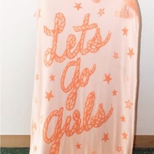 Staykation Lets Go Girls Throw Blanket